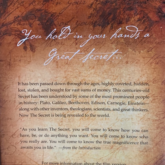The Secret by Rhonda Byrne book - Picture 3 of 4